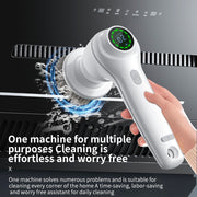 Spinova™ MaxClean – Cordless Electric Scrubber with LCD & 12‑Piece Kit